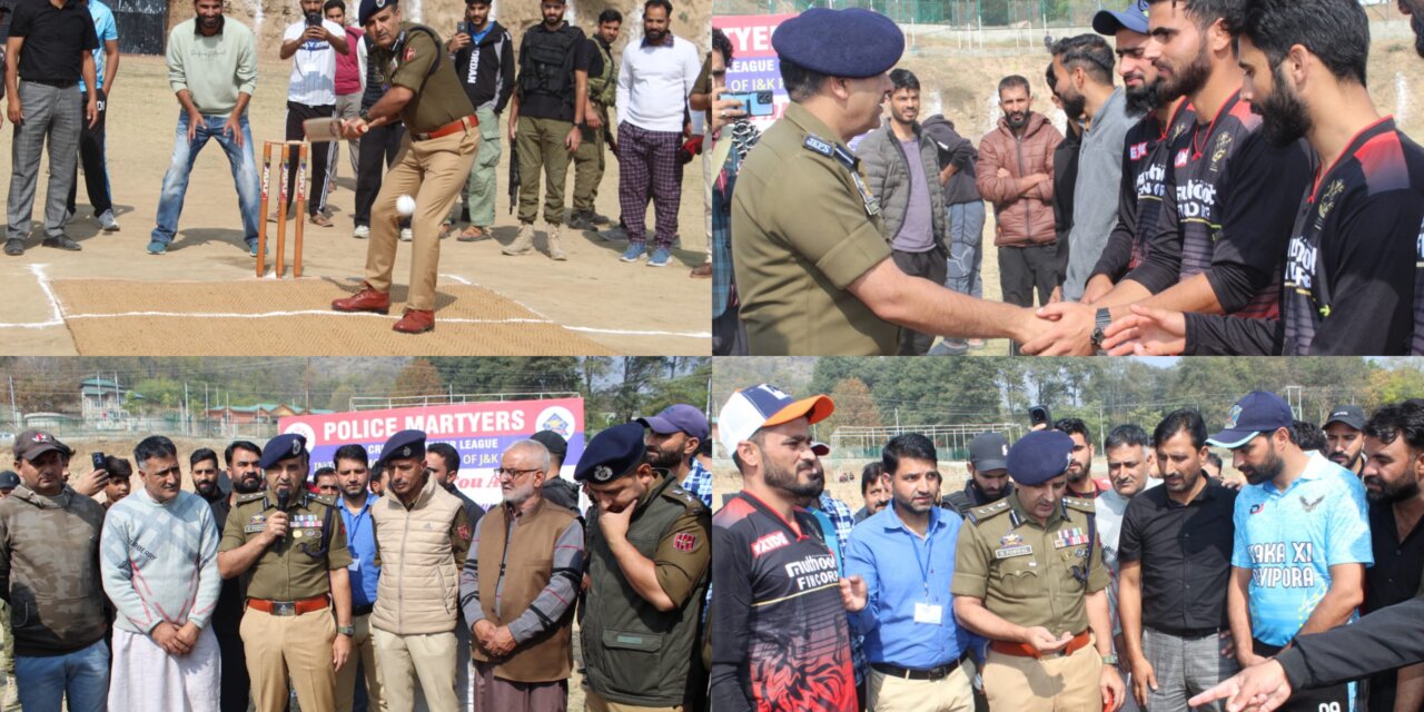 Ganderbal Police Inaugurates Police Martyrs T-20 Cricket Tournament at Gorwan Lar