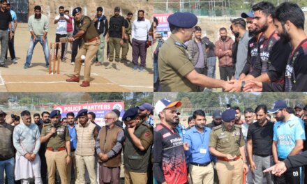 Ganderbal Police Inaugurates Police Martyrs T-20 Cricket Tournament at Gorwan Lar