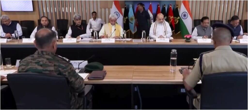 Home Minister Amit Shah chairs high-level meet on J-K