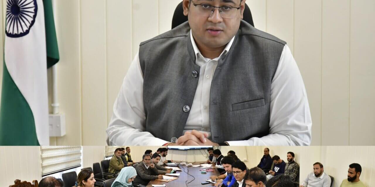 DC Ganderbal reviews implementation of HADP, JKCIP & KKGs