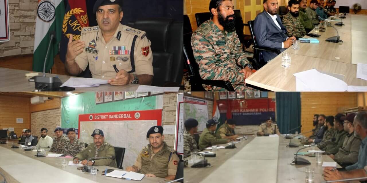 SSP Ganderbal Chairs Multi-Agency Committee Meeting to Strengthen District Security Coordination