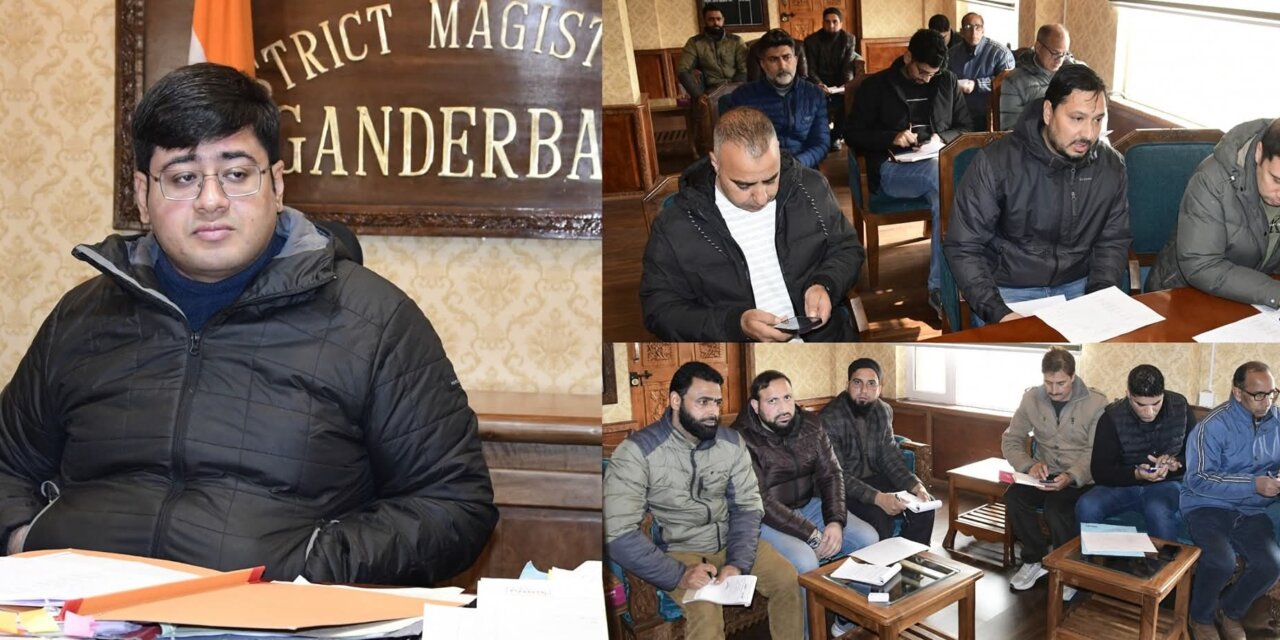 DC Ganderbal reviews progress on Developmental Projects under SASCI;Directs executing agencies to accelerate the pace of work, ensure tangible results on the ground
