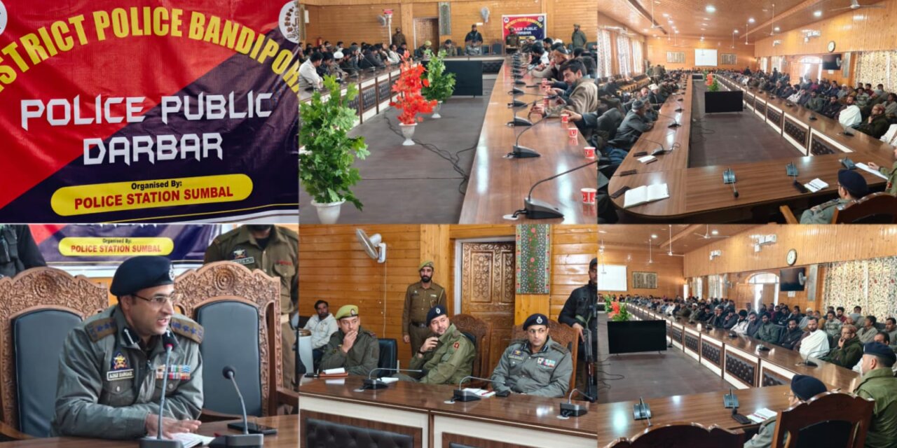 Bandipora Police Holds Public Darbar at Sumbal, Strengthening Community-Police Cooperation