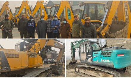 Pulwama Police Seize Heavy Machinery, Vehicles in Late-Night Crackdown on Illegal Mining