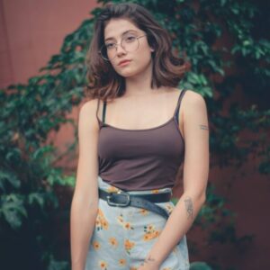 Casual Sleeveless Solid Brown Top