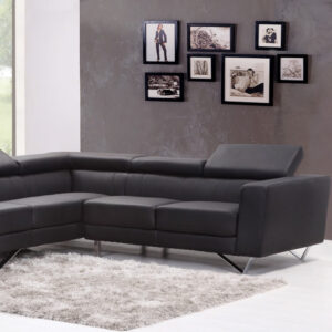 4-Seater Leather Corner Sofa