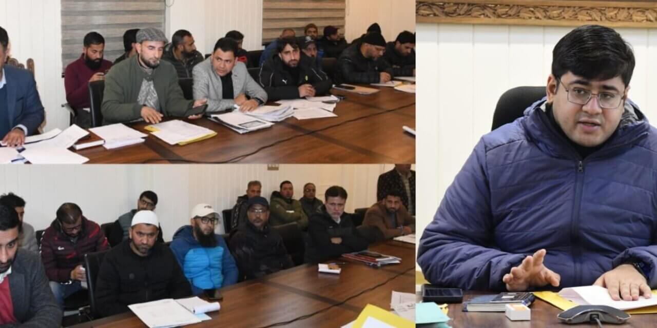 DC Ganderbal chairs monthly Revenue meeting, takes stock of progress in key revenue matters