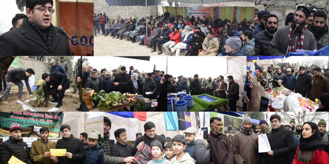 Good Governance Week 2025: DC Ganderbal chairs Public Outreach Program under ‘Prashasan Gaon Ki Ore’ campaign at Lar block