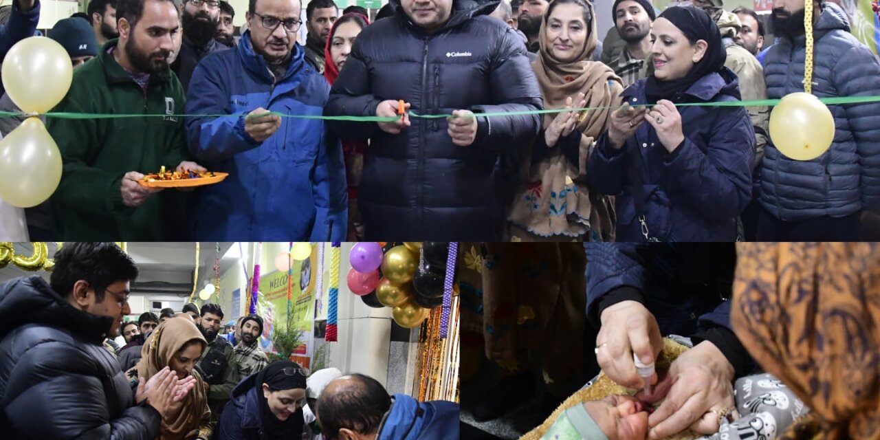 DC Ganderbal Inaugurates Pulse Polio Immunization Drive at District Hospital Ganderbal