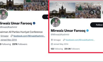 Mirwaiz Umar Farooq drops Hurriyat chairman title from X profile