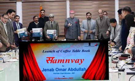 CM Omar Abdullah releases ‘Samnvay’, coffee-table book chronicling J&K’s digital transformation