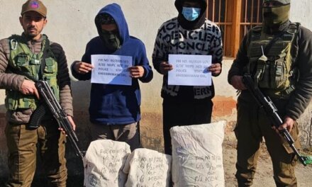 Ganderbal Police Foil Drug Smuggling Bid; 3 Kg Contraband Seized, Two Arrested