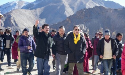 Chief Secretary Shri Ashish Kundra visits Lamayuru Monastery