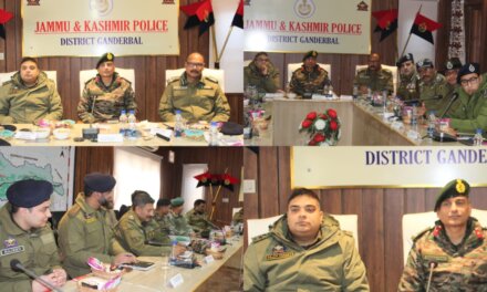 Joint Security Review Meeting on Tourist Destinations Held at Ganderbal