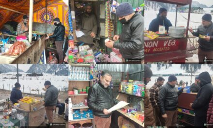Food Safety Drive Held at Sonamarg Tourist Resort
