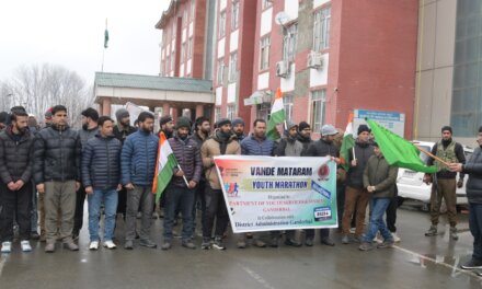 Celebration of 150 Years of Vande Mataram: DC Ganderbal flags-off Youth Run