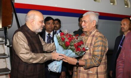 Amit Shah arrives in Jammu on 2-day visit