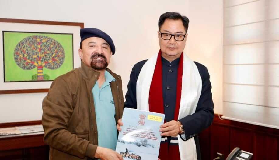 CEC Kargil Meets Union Minister for Minority and Parliamentary Affairs