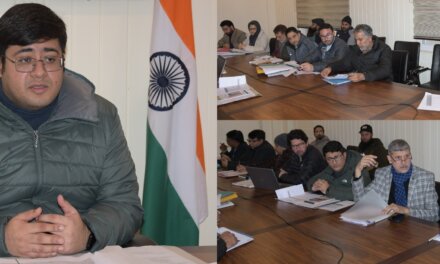 DC Ganderbal reviews progress of various schemes of Agriculture & Allied departments
