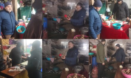 Food Safety Department Conducts Extensive Market Inspection in Sonamarg