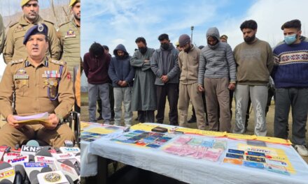 J&K Police Unearth ₹209 Crore Transnational Online Investment Scam in Ganderbal; Haryana MBBS Doctor Among 9 Arrested