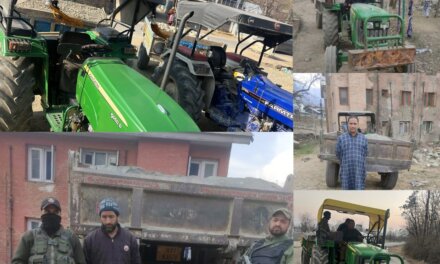 6 More Vehicles Seized for Illegal Mining in Ganderbal