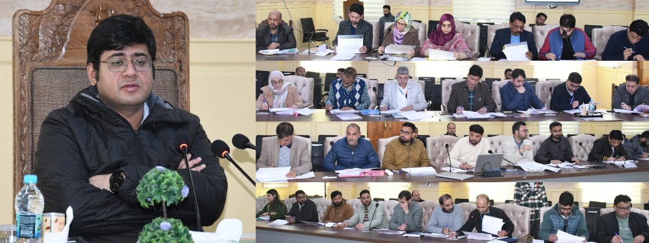 DC Ganderbal chairs DLRC/ DCC for quarter ending December-2025