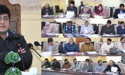 DC Ganderbal chairs DLRC/ DCC for quarter ending December-2025