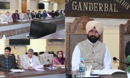 MD, Mission Yuva, Deputy Commissioner review progress of Mission YUVA in Ganderbal