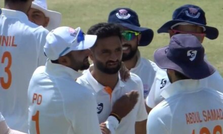 Ranji Trophy Final: J&K Dominate as Auqib’s Five-For Restricts Karnataka to 293