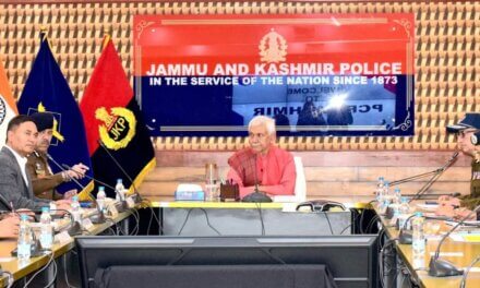 LG Sinha chairs high-level meet to review law and order in Kashmir