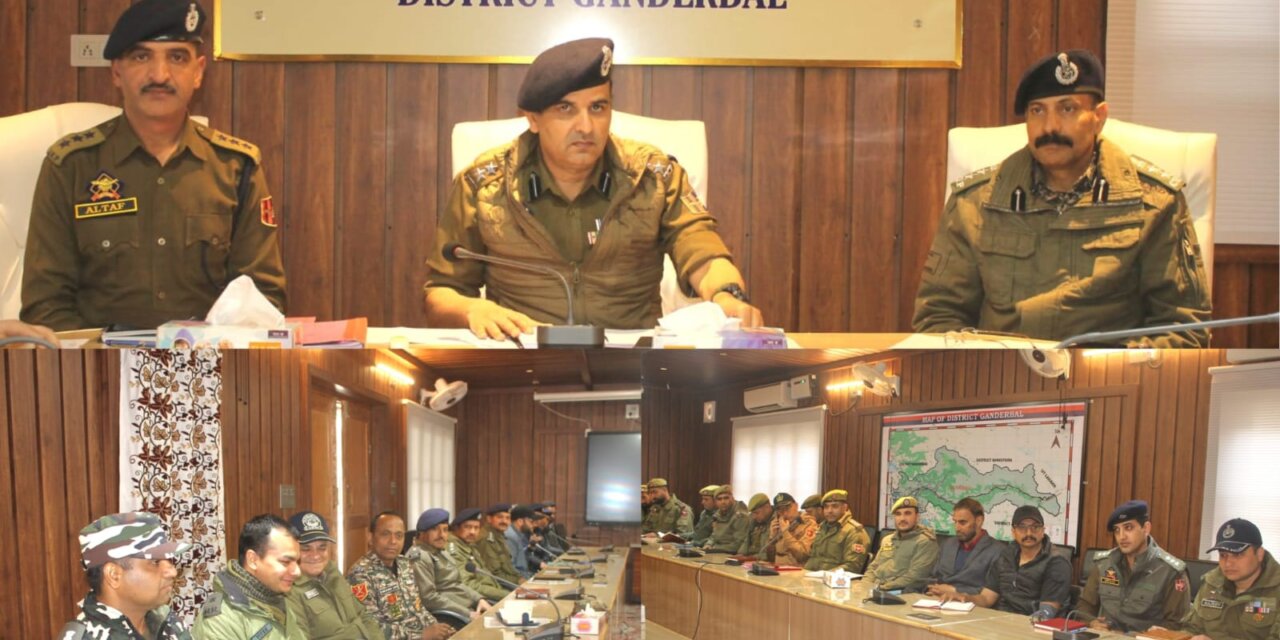 SSP Ganderbal Chairs Security Review Meeting Ahead of Youm-ul-Quds and Eid-ul-Fitr