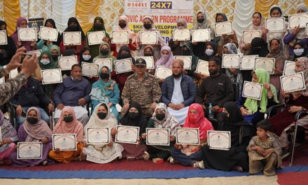 CRPF 45 BN Empowers 50 Women with Tailoring Skills in Hajin Bandipora