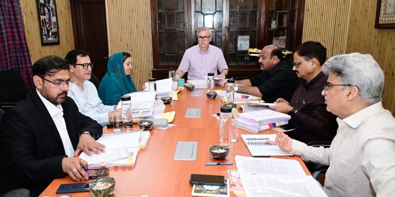 CM Omar Chairs Cabinet Meet in Jammu, Reviews Development, Governance Priorities
