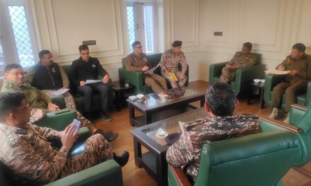 SSP Kulgam chairs a joint security review meeting at DPO Kulgam