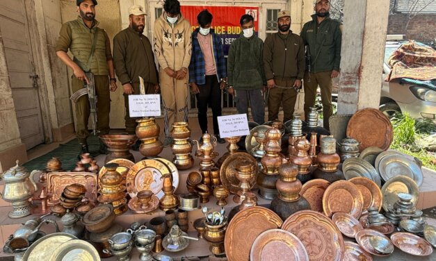 Police Solves 03 Theft Cases In Budgam, Accused Arrested;Property Worth Lakhs Recovered